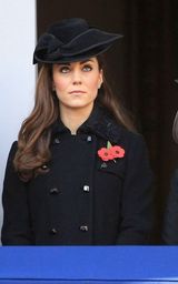 组图：威廉王子夫妇出席阵亡将士纪念日活动