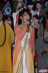 组图：《新济公》横店热拍 陈浩明陈紫函等现身