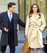 高清组图：莉顿-梅斯特现身《绯闻女孩》片场