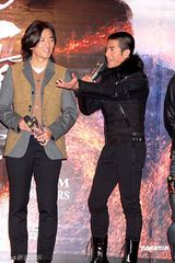 幻灯：《风云2》香港首映 贡米同场未见霆锋表遗憾