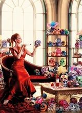 组图：乌玛-瑟曼东方魅力大片 红裙喜庆秀美腿