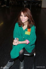 组图：谢安琪为音乐会彩排 推广无音乐伴奏形式