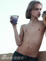 组图：乌克兰妖孽男模斯蒂夫写真雌雄同体