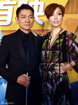 组图：《盲探》首映 刘德华郑秀文爱到80岁