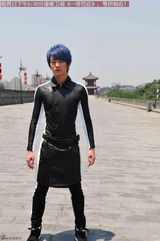 高清图：大嘴巴内地录节目 化身未来战士挑战人气