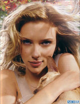 幻灯图集：斯嘉丽-约翰逊登封面 金色卷发可爱