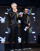 高清图：BigBang成员G-dragon和TOP纪念发行新专辑