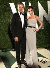 高清组图：贝克汉姆夫妇结伴亮相奥斯卡派对