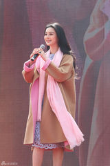 组图：范冰冰顶寒风华美亮相显女神范儿