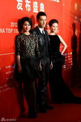 组图：吴奇隆刘诗诗李小璐等亮相华鼎奖红毯