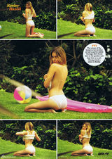 高清图：英超足球宝贝姬莉-哈泽尔《FHM》双球半裸