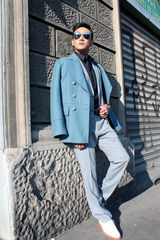 组图：陆毅出席米兰时装周 清新帅气秀长腿