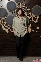 组图：何韵诗谈梅艳芳 感激放心里无需仪式