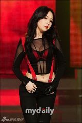 组图：韩女团舞台装尺度无下限 薄纱透视露底