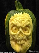 组图：德普凯奇变南瓜 经典鬼怪角色助兴万圣节