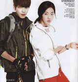 高清图：韩星金宇彬缤纷服饰写真朝气蓬勃