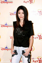 幻灯图集：陈慧琳不惧严寒秀美腿 带儿子畅游迪士尼