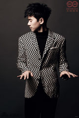 组图：张杰最新大片曝光 彰显成熟男人味