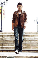 组图：钱泳辰酷帅写真展型男魅力