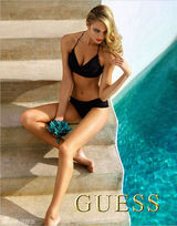 幻灯图：超模康迪斯-斯瓦内普尔性感泳装写真