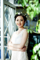 组图：程媛媛森女大片如临仙境