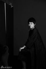 组图：袁咏仪黑白质感大片演绎古典美人