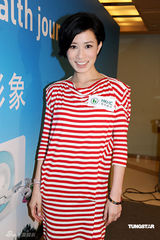 幻灯图：佘诗曼任体检代言人 爱吃蟹胆固醇偏高 