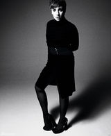 组图：金球奖新宠莉娜-杜汉姆杂志黑白写真