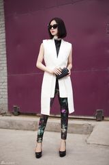 组图：刘诗诗时尚街拍造型百变