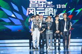 组图：EXO-M获音乐风云榜最受欢迎组合奖