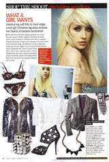 幻灯图集：克里斯蒂娜登《嘉人》封面 金发妩媚