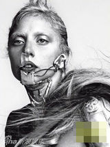 组图：lady gaga意版《VOGUE》变中古武士豪放露乳