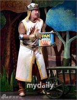 组图：音乐剧《蒙提-派森之火腿骑士》首尔首演