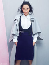 组图：白百何素雅写真随性自由天真烂漫