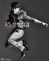 幻灯图：林申登时尚杂志封面 新实力派小生急速蹿升 