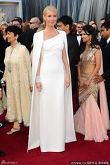 高清组图：奥斯卡红毯格温妮丝-帕特洛白色礼服