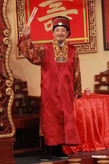 组图：曾志伟蒙嘉慧胡杏儿等录节目卖力演出