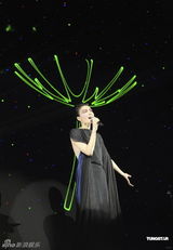 组图：王菲演唱会众星捧场 带众人为灾民祈福