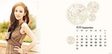 组图：张萌个人限量台历 倾城系列2012完美启航