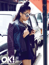 组图：吉克隽逸纽约拍大片 再登时尚杂志封面