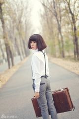 阿悄复古写真 变身老上海女记者