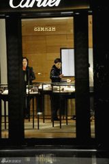 袁立选钻戒婚期将近？新男友对其呵护有加(图)