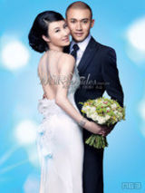 高清组图：聂远夫妇拍杂志封面 含情脉脉爱意浓