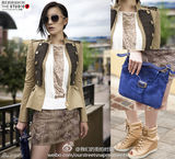 明星爱街拍41期：型男潮女裸色上身穿出酷感