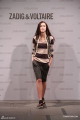 组图：文咏珊清爽亮相时装展 黄耀明展留须造型