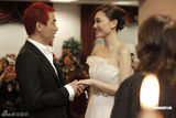 高清图：陈小春应采儿赌城大婚 曾志伟钟镇涛见证