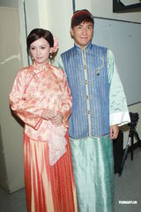 组图：曾志伟蒙嘉慧胡杏儿等录节目卖力演出