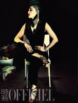 组图：小宋佳秀珠宝大片 造型复古夸张