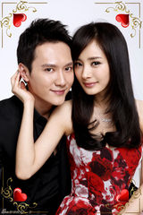 组图：冯绍峰杨幂情人节温馨拍“将爱”写真 