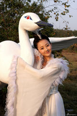 组图：《仙女湖》白鹭仙子化身爱情鸟